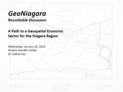 GeoNiagara Roundtable Title Slide